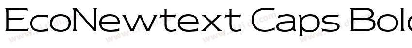 EcoNewtext Caps Bold字体转换